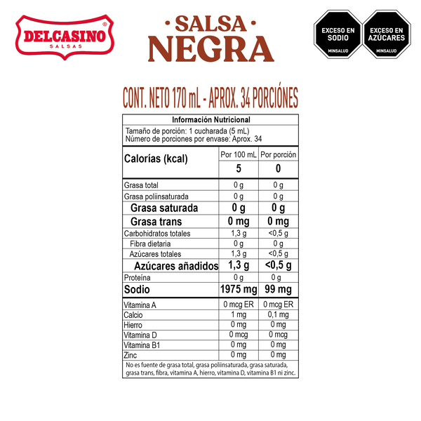 SALSAS DELCASINO_SALSA NEGRA_170 g_Etiqueta_TN WEB