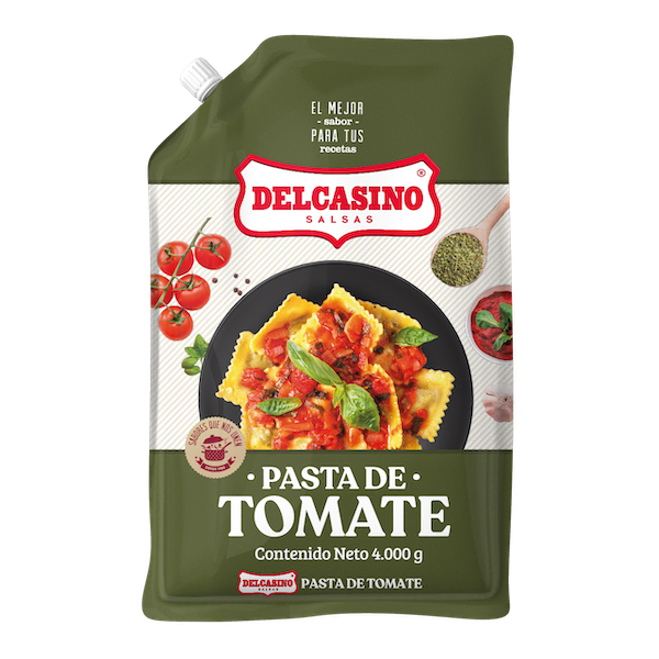 Pasta de tomate bolsa 4000g