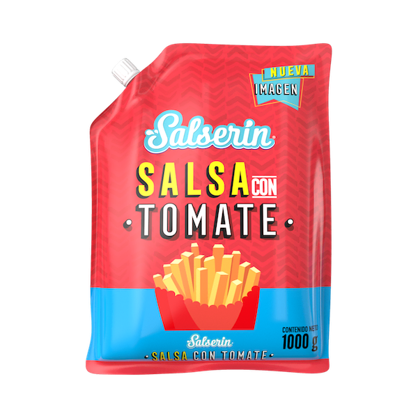 Salserin salsa con tomate bolsa 1000 g