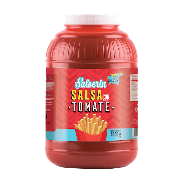 Salserin salsa con tomate galon 4000 g