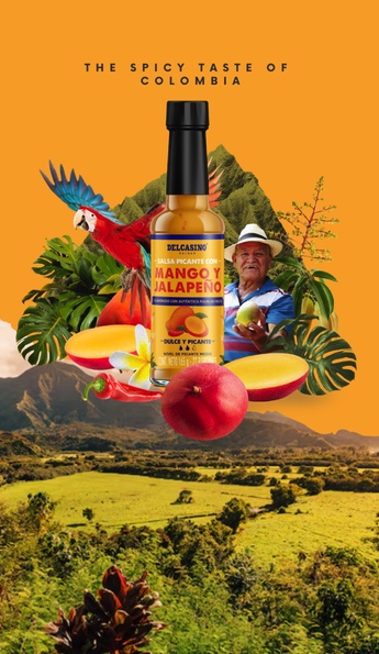 Mango Jalapeño heat & oriental spice