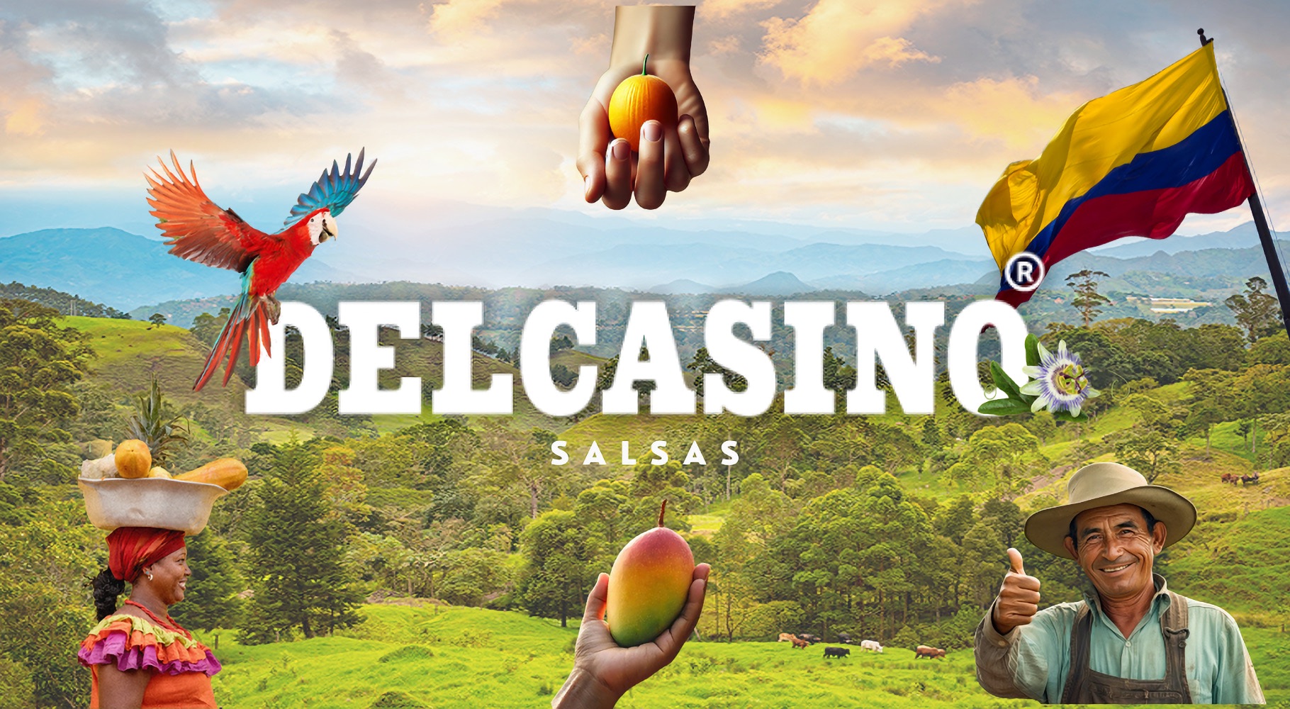 The secret to perfect flavor: 100% Colombian hot & sweet sauces with mango, lulo and gulupa