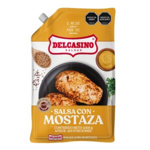 Salsa con Mostaza Bolsa 4000g Delcasino