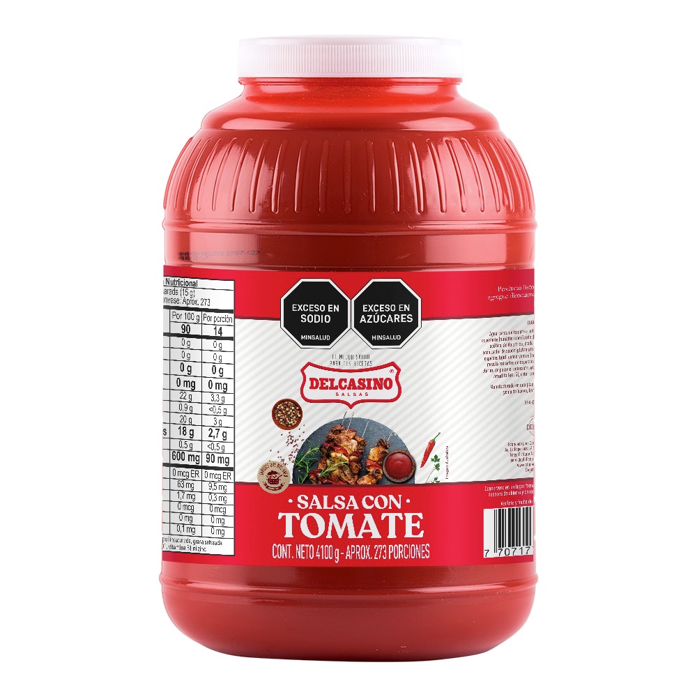 Salsa con Tomate Galón Delcasino