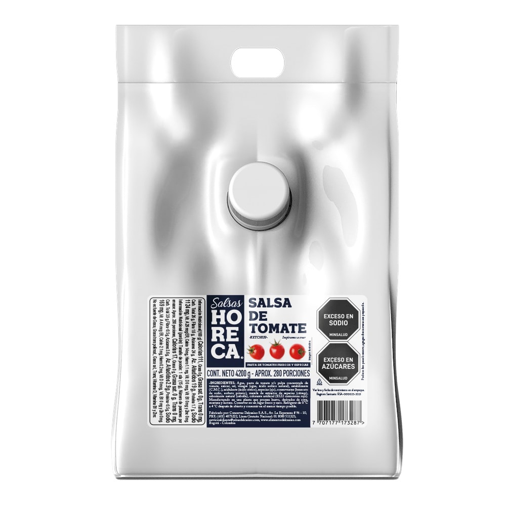 Salsa de Tomate Practibolsa Horeca