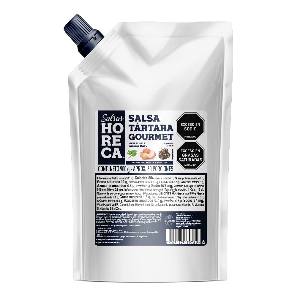 Salsa Tártara Gourmet Doypack Horeca