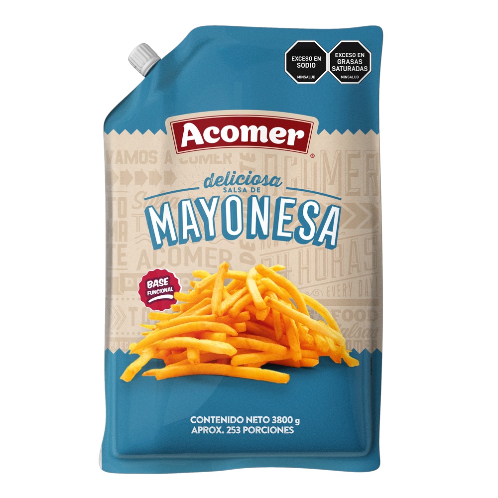 Mayonesa Bolsa 3800g Acomer