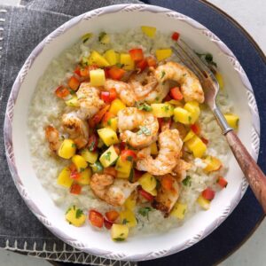 Camarones salteados con Ají Dulce Picante de Lulo