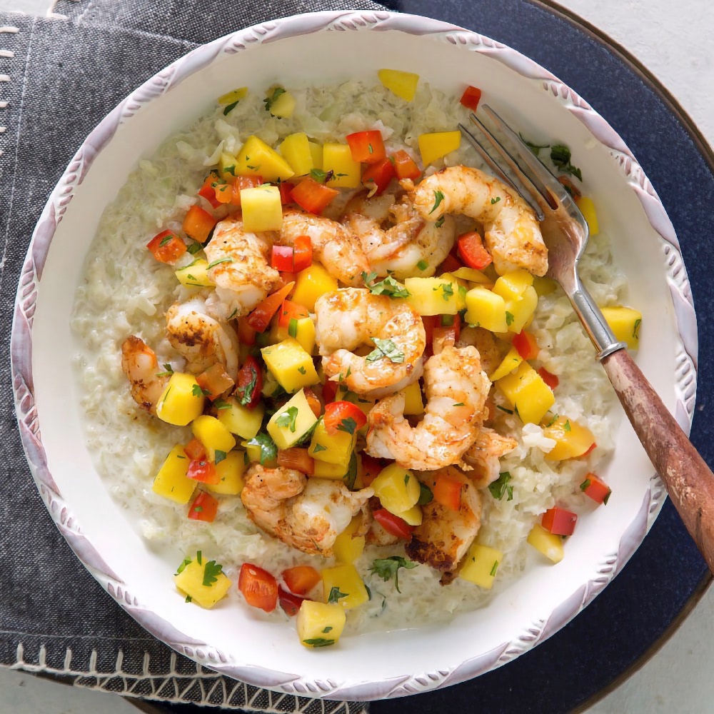 Camarones salteados con Ají Dulce Picante de Lulo