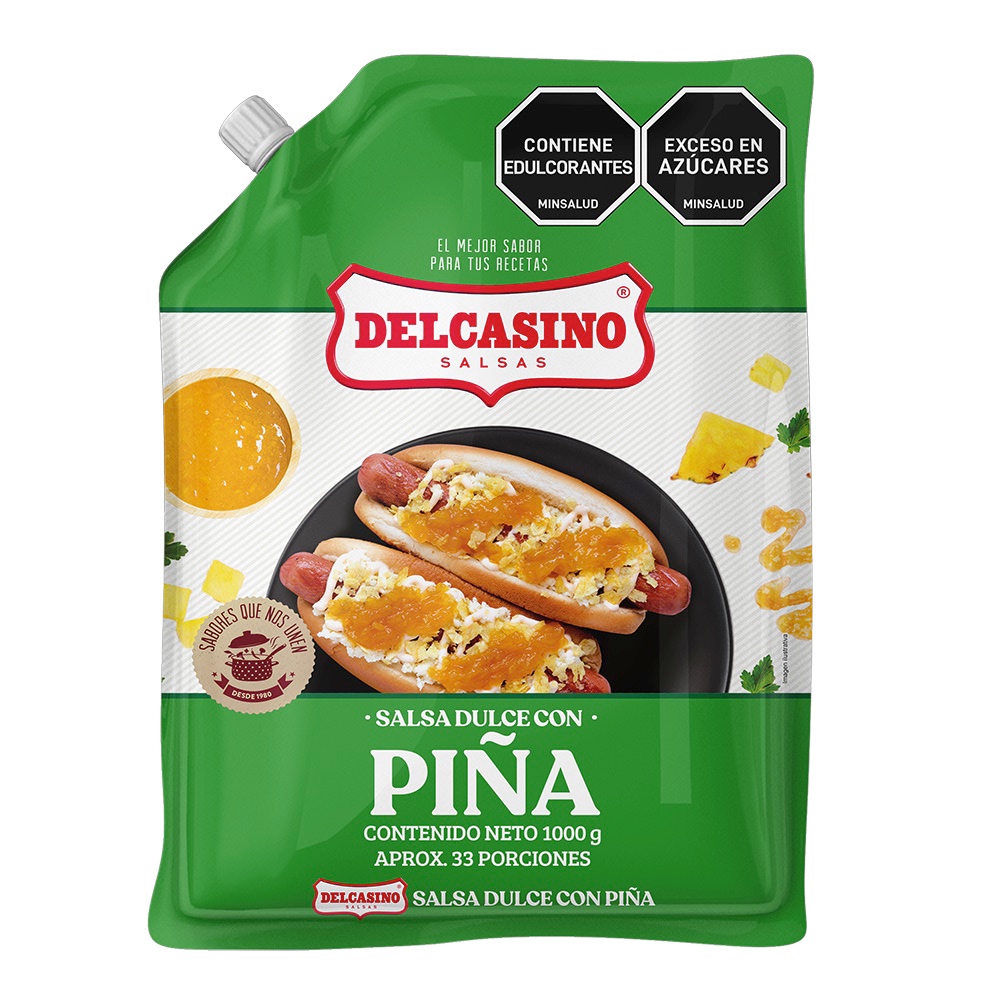 Salsa Dulce con Piña Bolsa 1000g